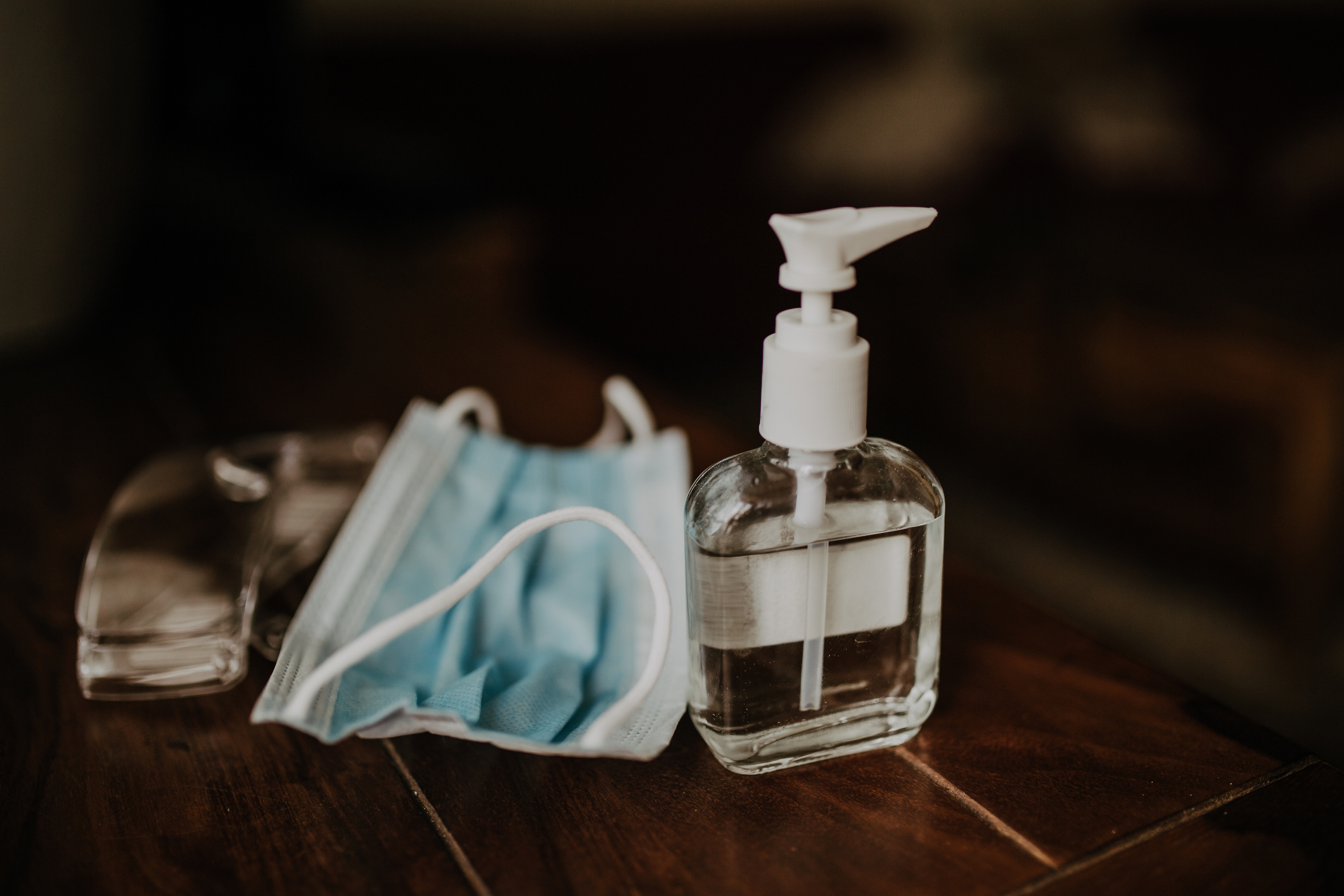 Hand sanitizer gel higiene against viruses