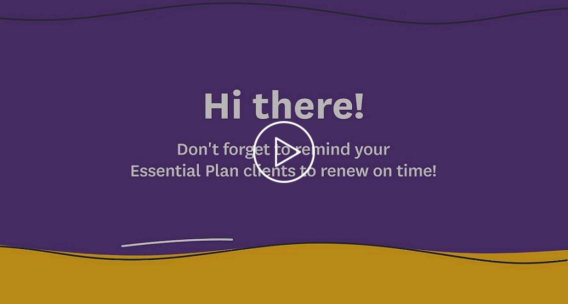 Watch our video to learn how to manage your Essential Plan clients renewal dates from the broker portal.