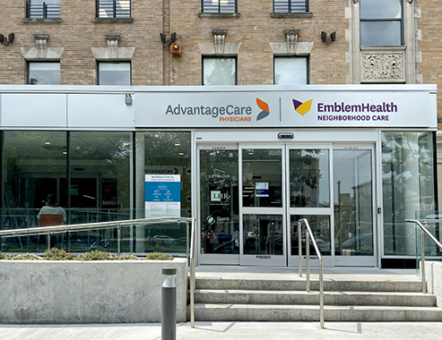 ACPNY and EmblemHealth Neighborhood Care front entrance 