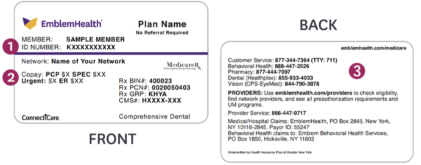 sample 2022 medicare ID card