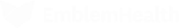EmblemHealth logo in reverse colors