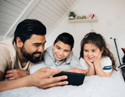 Father And Children